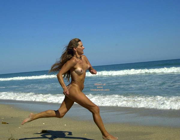 Naked Girl Running On Beach - Long Hair, Nude In Public, Nude Outdoors, On Beach, Tan Lines , Naked Girl Running On Beach, Nude In Public, Long Hair, Tan Lines, Outdoors, Athletic Titties