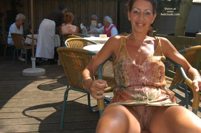 Pic #1Monique Have A Ride In The Old Sportscar