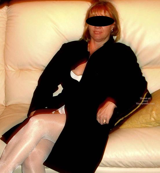 Pic #1 Bound Blonde Strips For First Time