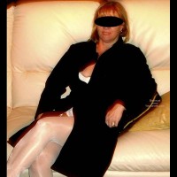 Bound Blonde Strips For First Time