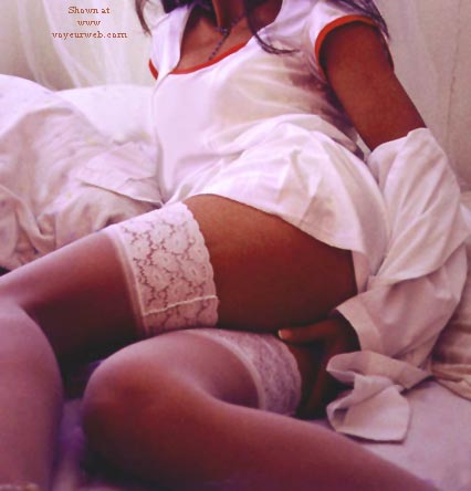 Pic #1White Stockings 1