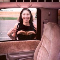 Pic #1Mrs. Happyman Behind Glass