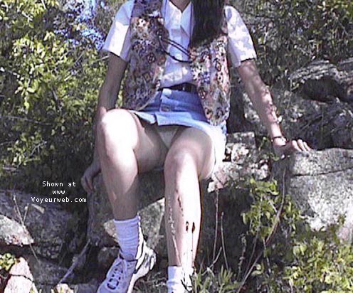 Pic #1 My wife in the woods