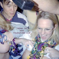 Beautiful Blonde on Bourbon Street