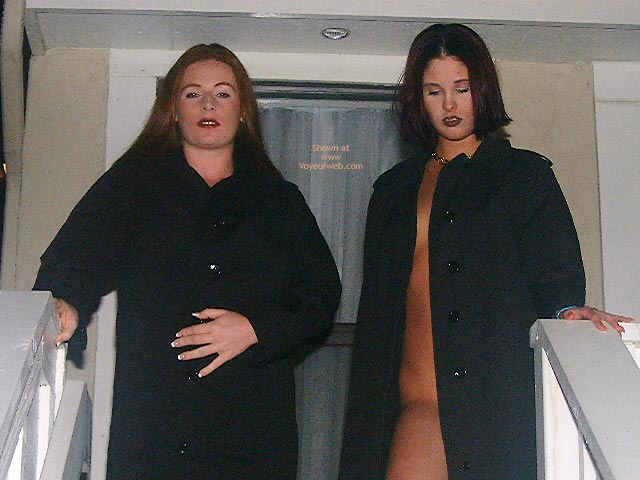 Pic #1Bad Girls In Black Trench Coats