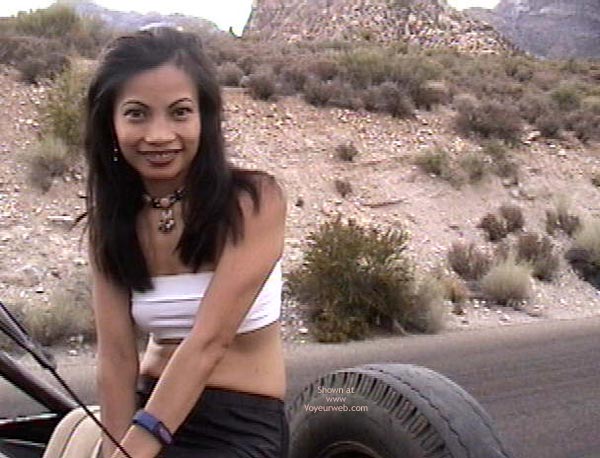 Pic #1Nasty Nadia Playing Outdoors