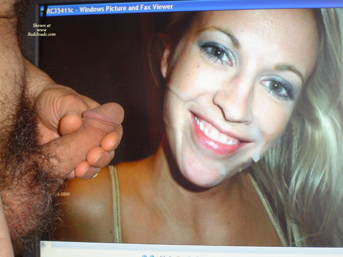 Pic #1M* Blond1 - Jacking Off To Her Old Pictures