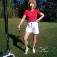 Canadian lynn on course