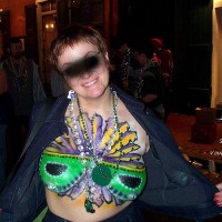 My Wife Peri at Mardi Gras