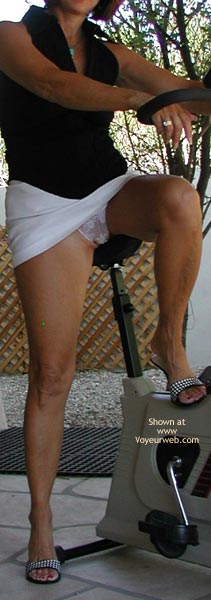 Pic #1 Rita Exercises In High Heels