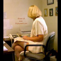 Phoebe at the office, part 1