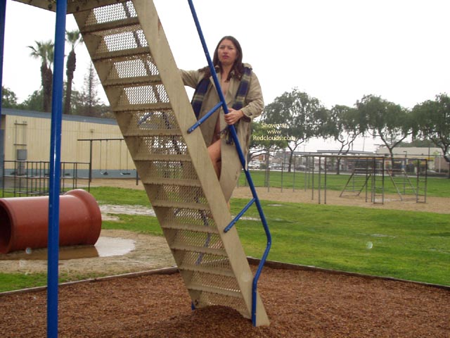 Pic #1Sweetie Getting Playful In The Rain!