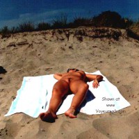 naked on the beach in Belgium