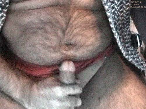 Pic #1M* stroking it while the wife drives