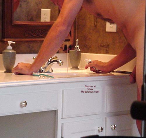 Pic #1M* Spying On The Hubby