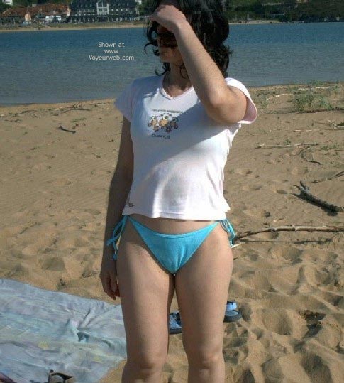 Pic #1Spanish Flame In A Nudist Beach