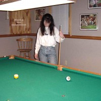 BostonHoney Shooting Pool Part 1
