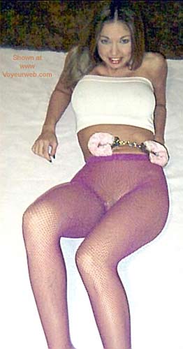 Pic #1 Starr in Pink Fishnets