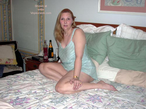Pic #1Suprised Wife Drinking Wine