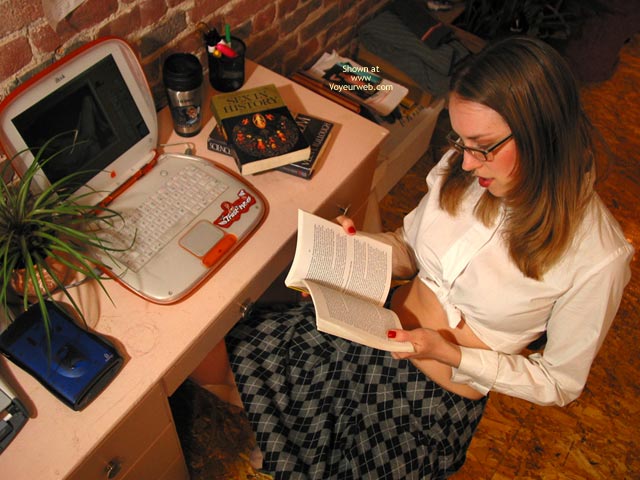 Pic #1Leila Studying Lesbian Sexuality