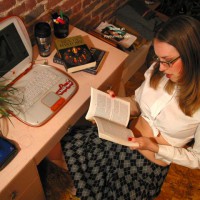Pic #1 Leila Studying Lesbian Sexuality