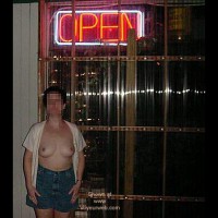 Pic #1 NippleGirl Gets A Shower By The River