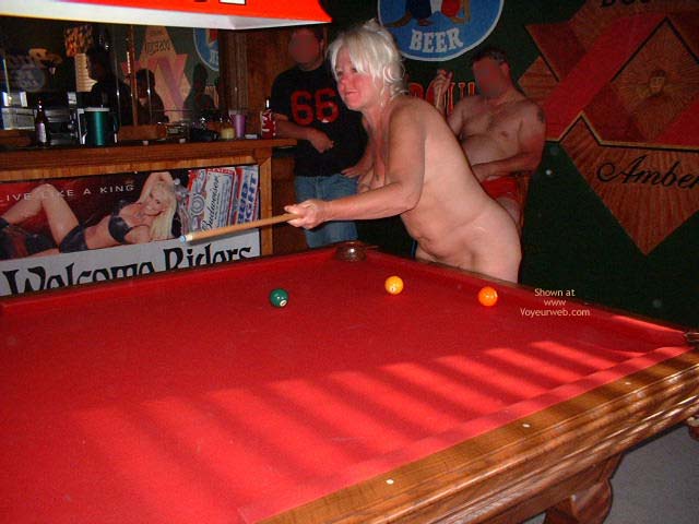 Pic #1Tammy Playing Pool With Friends