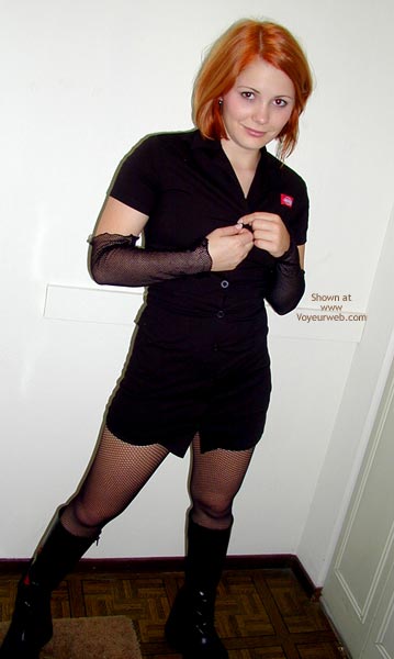 Pic #1Anya 20 Fishnets And Dickies Dress