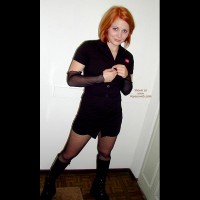 Pic #1Anya 20 Fishnets And Dickies Dress