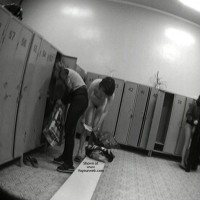 Woman Going In A Sauna