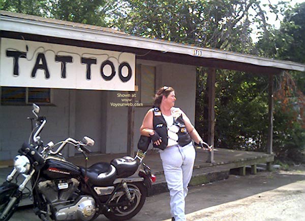 Pic #1Bbw Flash In Rest Area