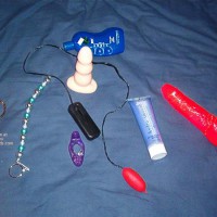 Pic #1 Anal Beads and All The Toys
