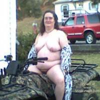 Playing on The Four Wheeler