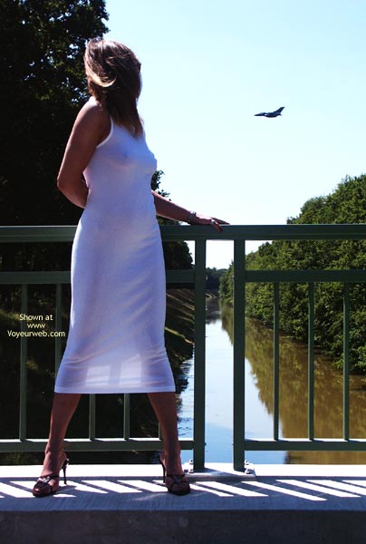 Pic #1Susy Privat Flashing In My White Dress