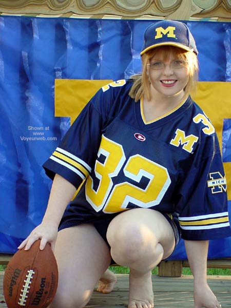 Pic #1 Redheaded Michigan Fan, Go Blue!!