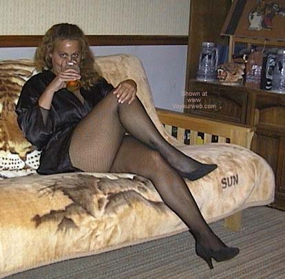 Pic #1Leslie in Black Bodystocking 1