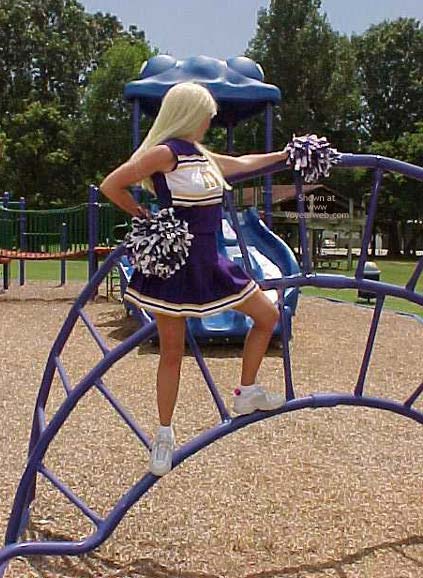 Pic #1*Un Bunnie The Cheerleader First Timer