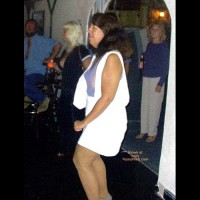 *Tr  Sheer Top At The Bar