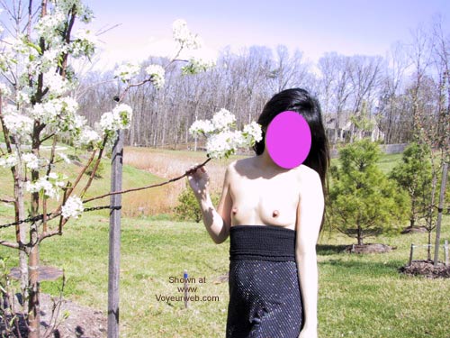 Pic #1Asian Wife Fen in Back Yard