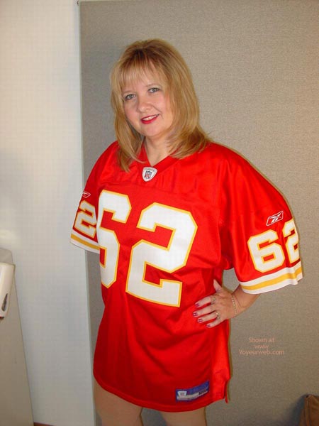 Pic #1Connie Is Ready For Some Football !