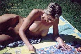 Pic #1My Wife in The Backyard