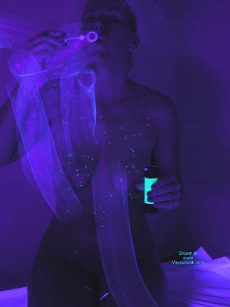 Pic #1Claire In Blacklight 1
