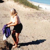 Lila On The Beach