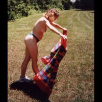 Pic #1 Pregnant Domeona Sunbathing
