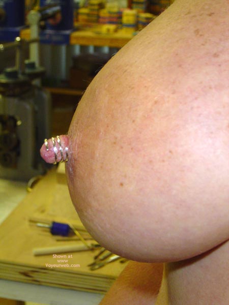 Nipple Jewelry - Erect Nipples, Nipples , Nipple Jewelry, Erect Nipple, Nipple Closeup
