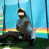UK Babes Wet Outdoor Champagne Fun 2