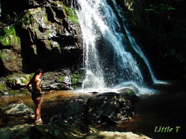Pic #1Little T at Waterfall