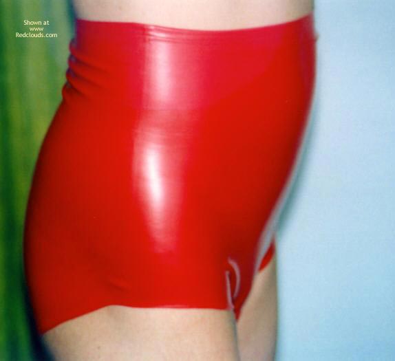 Pic #1Having Fun In Latex Slip