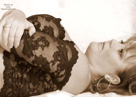 Pic #1 Sara in Black Lace!