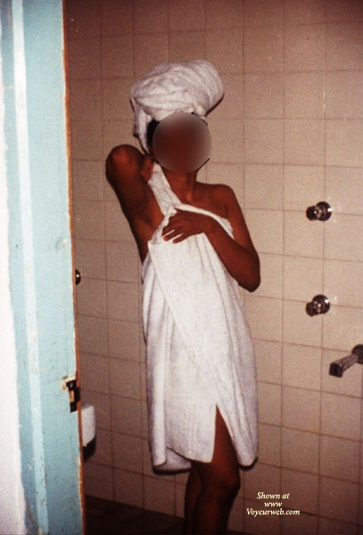 Pic #1 Bold Indian Wife Just Stepped Out Of Bathroom